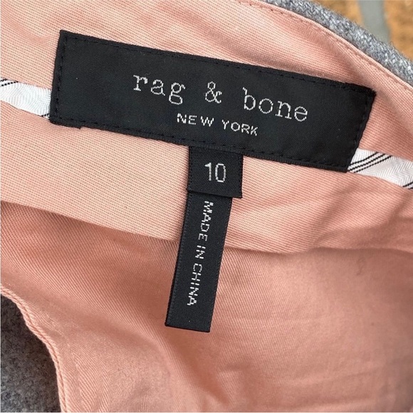 Rag & Bone Textured Wool-Blend Pants size 10 - Picture 4 of 5